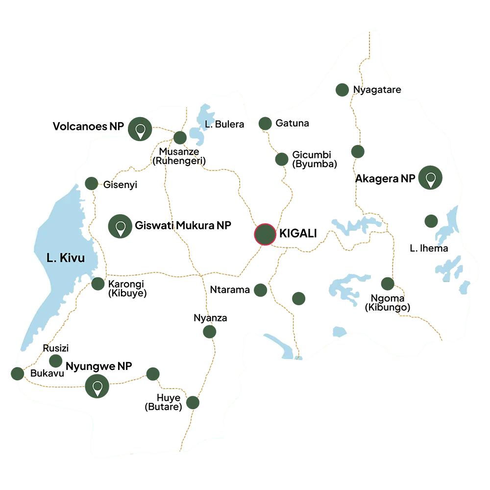 Rwanda Map