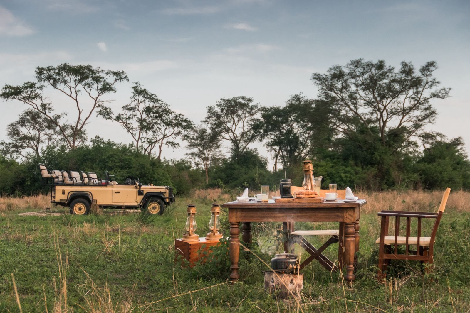 Game drive in Uganda